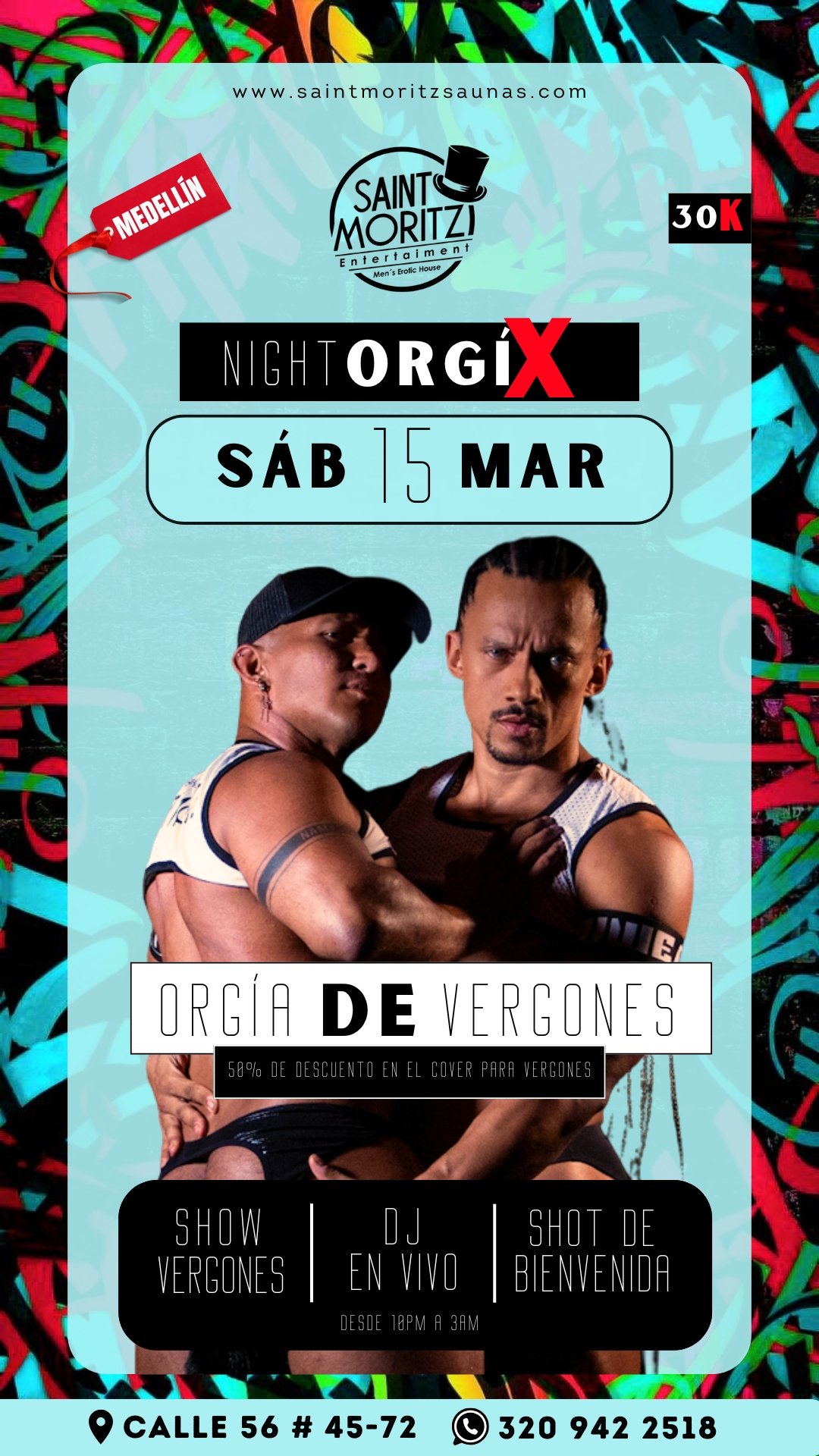 Fiesta Sábado 15 de Marzo