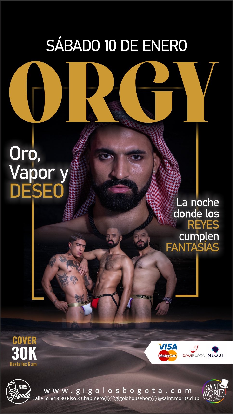 Sábado 10 de Enero - Historia ORGÍA